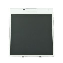 Přední kryt BlackBerry Passport White / bílý + LCD + dotyková deska, Originál