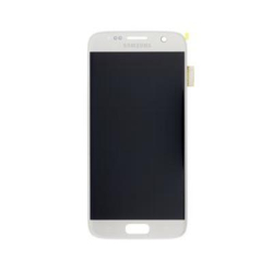 LCD Samsung G930 Galaxy S7 + dotyková deska Silver / stříbrná (Service Pack), Originál