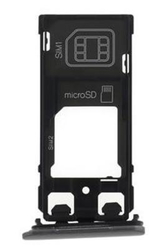 Držák SIM + microSD Sony Xperia X, F5121 White / bílý (Service P