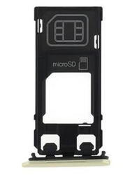 Držák SIM + microSD Sony Xperia X, F5121 Lime / zelený (Service