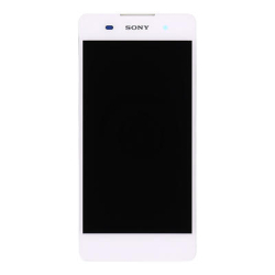 Přední kryt Sony Xperia E5 F3311, F3313 White / bílý + LCD + dotyková deska, Originál