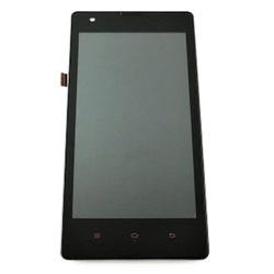 Přední kryt Xiaomi Redmi 1S Black / černý + LCD + dotyková deska, Originál
