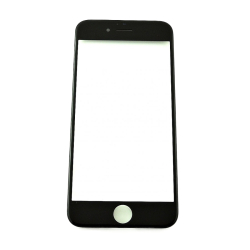 Přední kryt Apple iPhone 6 + OCA lepidlo + sklíčko LCD Black / č