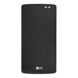 Přední kryt LG Leon LTE, H340N Black / černý + LCD + dotyková deska, Originál