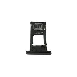 Držák SIM + microSD Sony Xperia X Compact, F5321 Black / černý (