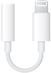 Adaptér Apple MMX62ZM/A Lightning na 3.5mm White / bílá, Originál