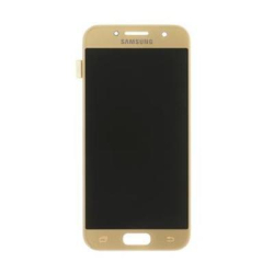 LCD Samsung A320 Galaxy A3 2017 + dotyková deska Gold / zlatá (Service Pack), Originál