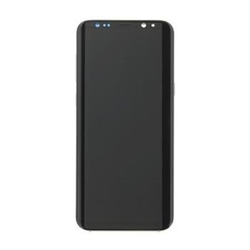 Přední kryt Samsung G955 Galaxy S8 Plus Silver / stříbrný + LCD
