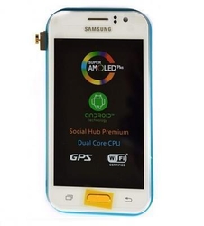 Přední kryt Samsung J110 Galaxy J1 Ace White / bílý + LCD+ dotyková deska