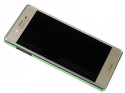 Přední kryt Sony Xperia X Performance, F8131 Lime + LCD + dotyková deska, Originál