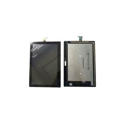 Přední kryt Lenovo IdeaTab 2, A10-30 Black / černý + LCD + dotyková deska, Originál