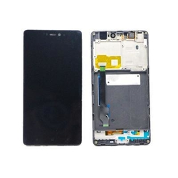 Přední kryt Xiaomi Mi4c Black / černý + LCD + dotyková deska, Originál