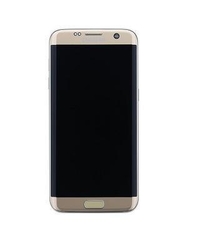 Přední kryt Samsung G935 Galaxy S7 Edge Gold / zlatý + LCD + dotyk (Service Pack) - SWAP