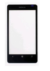 Sklíčko LCD Nokia Lumia 800 Black / černé, Originál