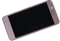 Přední kryt Huawei Ascend Y3 II 4G Gold / zlatý + LCD + dotyk (Service Pack)