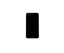 Přední kryt LG K10 2017, M250 Black / černý + LCD + dotyková deska, Originál