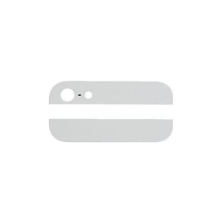 Kryt kamery horní + spodní Apple iPhone 5S, iPhone SE White / bílé + sklíčko