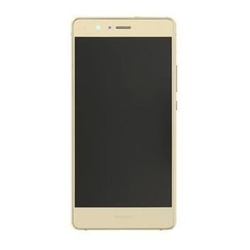 Přední kryt Huawei P9 Lite Gold / zlatý + LCD + dotyková deska (Service Pack), Originál