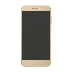 Přední kryt Huawei P9 Lite 2017 Gold / zlatý + LCD + dotyková deska, Originál