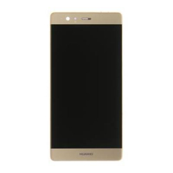 Přední kryt Huawei P9 Plus Gold / zlatý + LCD + dotyková deska (Service Pack), Originál