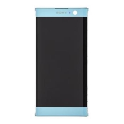Přední kryt Sony Xperia XA2, H4113 Blue / modrý + LCD + dotyková deska, Originál