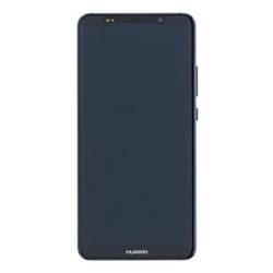 Přední kryt Huawei Mate 10 Pro Black / černý + LCD + dotyková deska, Originál