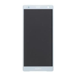 LCD Sony Xperia XZ2, H8266 + dotyková deska Silver / stříbrná, Originál