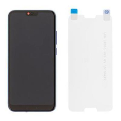 Přední kryt Huawei Honor 10 Blue / modrý + LCD + dotyková deska (Service Pack), Originál