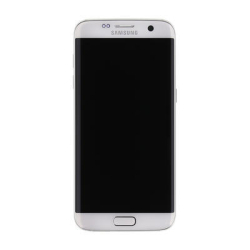 Přední kryt Samsung G935 Galaxy S7 Edge White / bílý + LCD + dotyk deska (Service Pack)