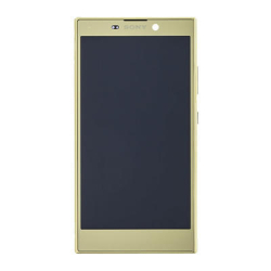Přední kryt Sony Xperia L2 Dual, H4311 Gold / zlatý + LCD + dotyková deska, Originál