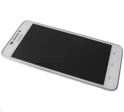 Přední kryt Huawei Ascend G630 White / bílý + LCD + dotyková deska, Originál