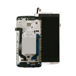 Přední kryt Lenovo A7010, K4 Note White / bílý + LCD + dotyková