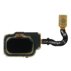Flex kabel čtečky prstů Samsung A530 Galaxy A8 2018 black / černý, Originál