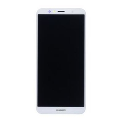 Přední kryt Huawei Y6 2018 White / bílý + LCD + dotyková deska, Originál
