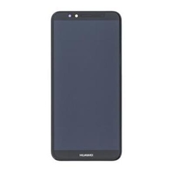 Přední kryt Huawei Y6 2018 Black / černá + LCD + dotyková deska, Originál