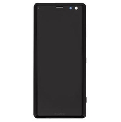 Přední kryt Sony Xperia XZ3, H9436 Black / černý + LCD + dotyková deska, Originál