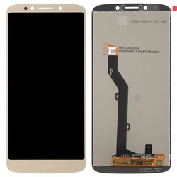 LCD Motorola Moto E5 + dotyková deska Gold / zlatá, Originál