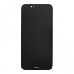 LCD Nokia 5.1 Plus + dotyková deska Black / černá, Originál