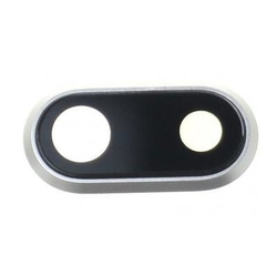 Krytka kamery Apple iPhone 8 Plus Silver / stříbrné + sklíčko