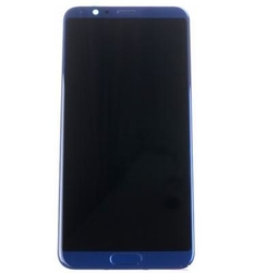 Přední kryt Huawei Honor View 10 Blue / modrý + LCD + dotyk (Service Pack), Originál