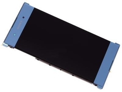 Přední kryt Sony Xperia XA1 Plus, G3421 Blue / modrý + LCD + dotyk (Service Pack)