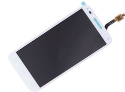 LCD Alcatel U5, 4047D + dotyková deska White / bílá (Service Pack), Originál