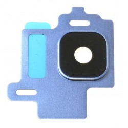 Krytka kamery Samsung G950 Galaxy S8 Blue / modrá + sklíčko, Originál