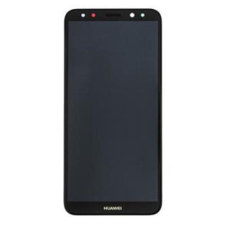 Přední kryt Huawei Mate 10 Lite Black / černý + LCD + dotyková deska, Originál