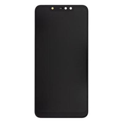 Přední kryt Xiaomi Redmi Note 6 Pro Black / černý + LCD + dotyko