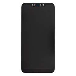 Přední kryt Xiaomi Pocophone F1 Black / černý + LCD + dotyková deska, Originál