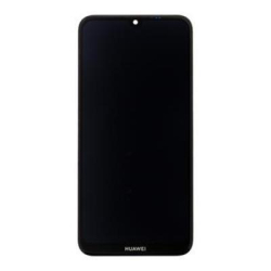 Přední kryt Huawei Y7 2019, Y7 Pro 2019 Black / černý + LCD + dotyková deska, Originál
