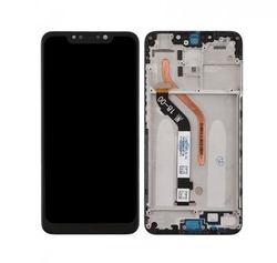 Přední kryt Xiaomi Pocophone F1 Black / černý + LCD + dotyk (Service Pack), Originál