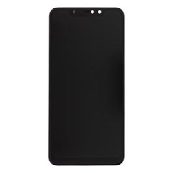 Přední kryt Xiaomi Redmi Note 6 Pro Black / černý + LCD + dotyk (Service Pack), Originál