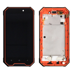 Přední kryt iGET Blackview BV4000 Orange / oranžový + LCD + dotyková deska, Originál